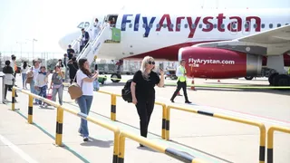 Kazakistan'dan Gazipaşa'ya Uçuşlar Başladı