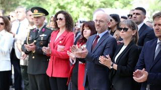Kırgızistan'da 19 Mayıs Atatürk'ü Anma, Gençlik ve Spor Bayramı Törenle Kutlandı