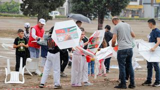 Kocaeli'de Çocuklara Uçurtma Dağıtarak Gazze'ye Destek Verildi