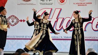 Kuzey Makedonya'da 32. Uluslararası Hıdırellez Bahar Şenlikleri Başladı