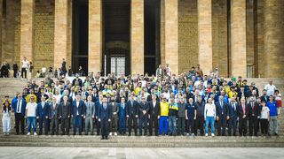 MKE Ankaragücü Kulübü Yönetimi, Anıtkabir'i Ziyaret Etti