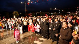 Samsun'da Jandarma Bando Komutanlığı Mehteran Birliği'nden Coşkulu Gösteri