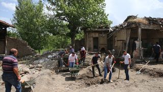 Tokat'ta Mozaik Bulunan Alanda Kazı Çalışmaları Başlatıldı
