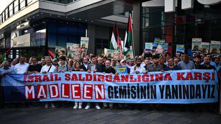 Ankara'da 'Madleen' Gemisine Yapılan Saldırı Protesto Edildi