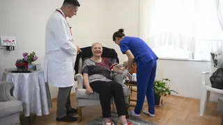 Huzurevi Sakinlerine Yerinde Sağlık Hizmeti Sunuldu