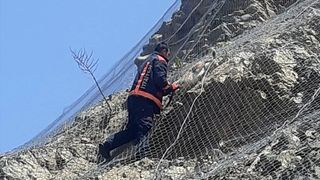 Malatya'da Koruma Tellerine Takılan İki Yaban Keçisi Kurtarıldı