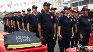 Adana'da 90 Yeni İtfaiye Eri Göreve Başladı