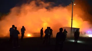 Ankara Kahramankazan'daki Eski Çöp Dökme Sahasında Yangın Kontrol Altına Alındı