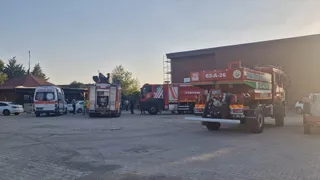 Diyarbakır'daki Kafede Çıkan Yangın Ormanlık Alana Sıçramadan Kontrol Altına Alındı