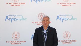 Kültür ve Turizm Bakanı Ersoy, Aspendos'ta Geleceğe Miras Projesi'ni Tanıttı