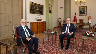 TBMM Başkanı Numan Kurtulmuş, HÜDA PAR Genel Başkanı Zekeriya Yapıcıoğlu'nu kabul etti