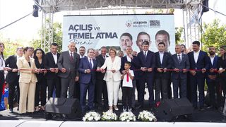 CHP Genel Başkanı Özgür Özel, Ataşehir'de kreş temel atma ve kız öğrenci yurdu açılışına katıldı