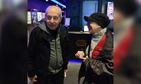 Meral Çetinkaya ve Genco Erkal, Nişantaşı’nda ''Zavallılar'' filmini birlikte izledi