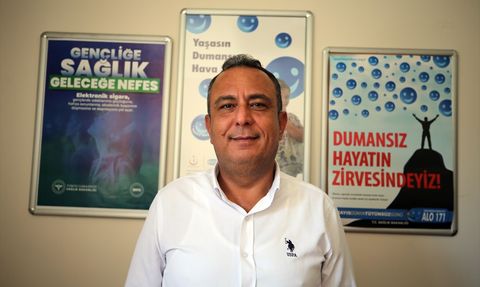 Aydın'da 30 yıllık sigara bağımlılığını Sağlıklı Hayat Merkezi desteğiyle bırakan memur