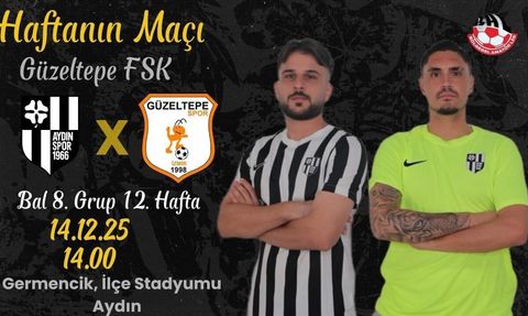 Aydınspor, 14 Aralık’ta Germencik’te Güzeltepe FSK ile sezonun son maçına çıkıyor