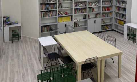 Buldan'da Kadıköy İlkokul ve Ortaokuluna hayırsever katkısıyla kütüphane açıldı