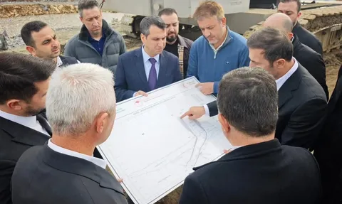 Melenağzı Limanı'nda inceleme: Mahmuz ve mendirek çalışmaları yıl sonuna kadar tamamlanması hedefiyle sürüyor