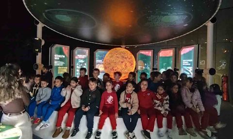 Bursa’da 1. sınıf öğrencileri GUHEM’de uzay ve havacılıkla tanıştı