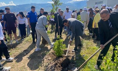 Erzincan'da Ceza İnfaz Personeli Günü'nde fidan dikimi ve rehabilitasyon çalışmaları tanıtıldı