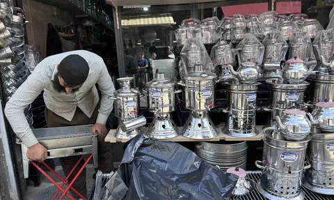 Kavurucu sıcaklar semaver ve mangal satışlarını artırdı