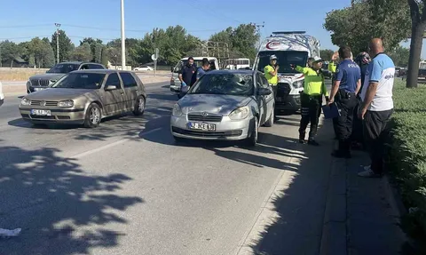 Konya'da otomobilin çarptığı bisikletli ağır yaralandı