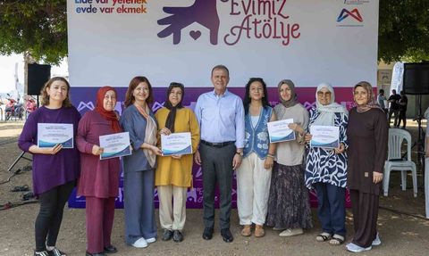 Mersin’de kadın emeği sertifikayla taçlandı