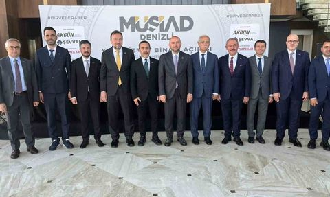 MÜSİAD Muğla, Denizli şubesinin yeni hizmet binası açılışına katıldı