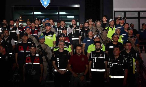 Osmaniye'de HUZUR-80 uygulaması: bin 521 personelle geniş çaplı denetim