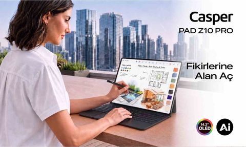 Casper PAD Z10 Pro: tablet mobilitesiyle dizüstü üretkenliği