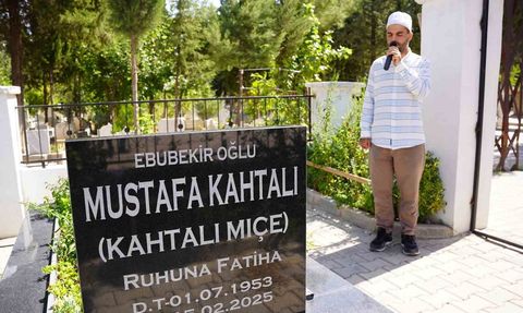 Kahtalı Mıçe için vefa buluşması mezarı başında gerçekleşti