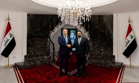 Bağdat temasları: Fidan ve Halbusi ikili ilişkileri ele aldı