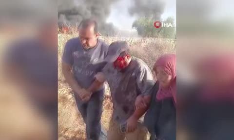 Ebu Falah'ta zeytin hasadına maskeli grupların ateş ve taşlı saldırısı