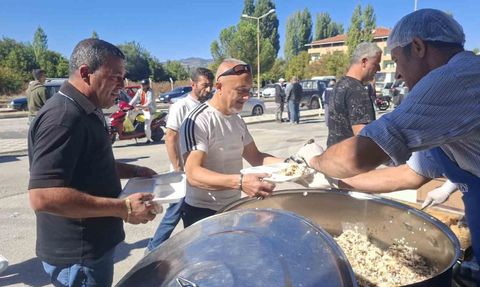 Hisarcık’ta hak'ka şükür ve yağmur duası geleneği yaşatıldı