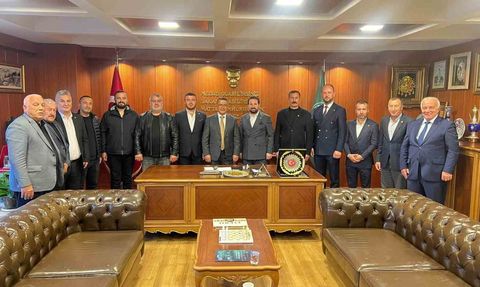 Yenişehir MHP heyetinden BESOB’a istişare ziyareti
