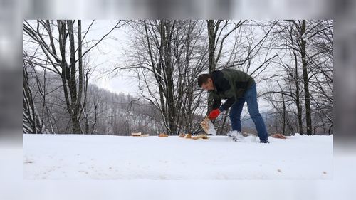 Fotokapanda mücadele! Ekipler şahin ve kuzgunlara yem bıraktı