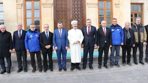 Diyanet İşleri Başkanı Ali Erbaş, Kilis Valiliği'ni Ziyaret Etti