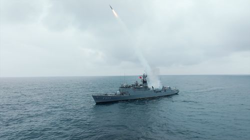 GÖKSUR Hava Savunma Sistemi Su Üstü Platformundan İlk Atışını Gerçekleştirdi