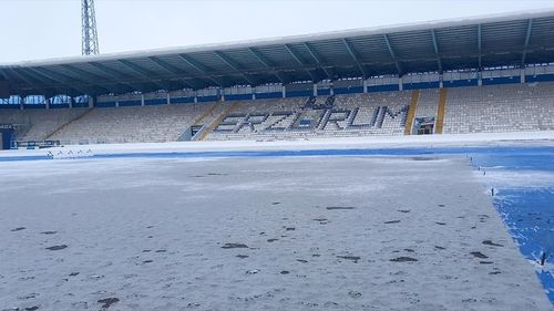 Kazım Karabekir Stadı, Erzurumspor FK ve Iğdır FK Maçı için Hazırlanıyor