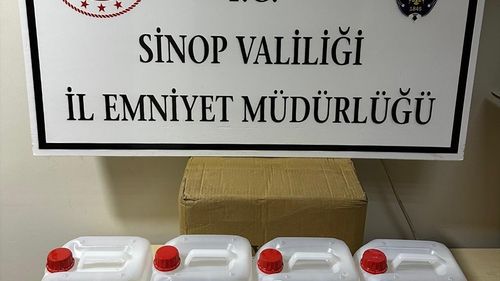Sinop'ta Kaçak 20 Litre Etil Alkol Ele Geçirildi