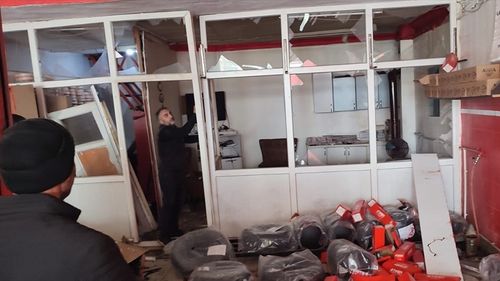 Yozgat'ta Oto Tamirhanesinde LPG Tankı Patladı, 3 Kişi Yaralandı