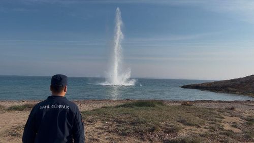 Bozcaada Açıklarındaki Mayın İmha Edildi