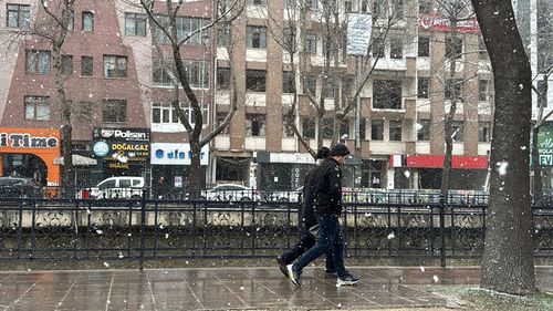 Kastamonu'da Kar Yağışı Etkisini Gösteriyor