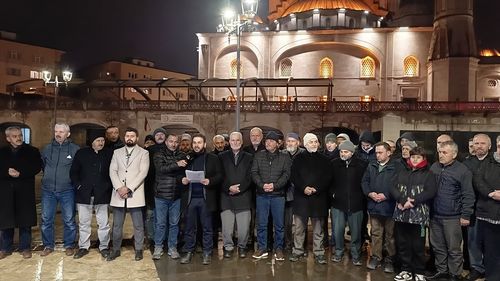 Ordu'da İsrail'in Gazze'ye Yönelik Saldırıları Protesto Edildi