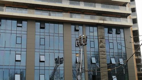 Sarıyer'deki Otel İnşaatında Yangın Söndürüldü