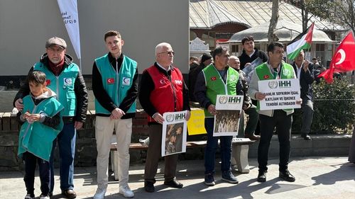 Tekirdağ'da Gazze Saldırılarına Yönelik Protesto Düzenlendi