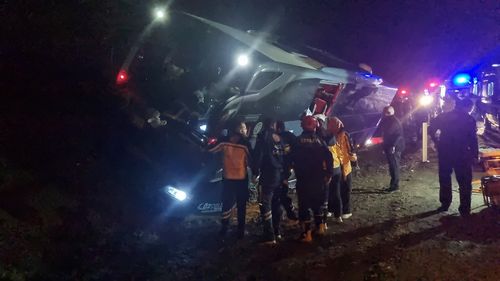 Çorum'da Tur Otobüsü Kazasında 15 Kişi Yaralandı