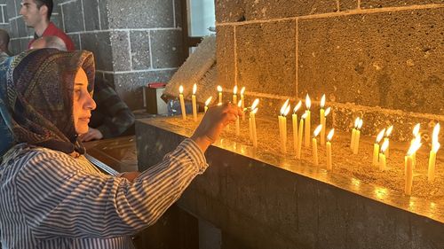 Diyarbakır'da Paskalya Bayramı Surp Giragos Ermeni Kilisesi'nde Kutlandı