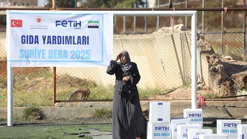 Fetih İnsani Yardım Vakfı, Suriye'nin Dera İlinde İhtiyaç Sahiplerine Gıda Yardımı Dağıttı