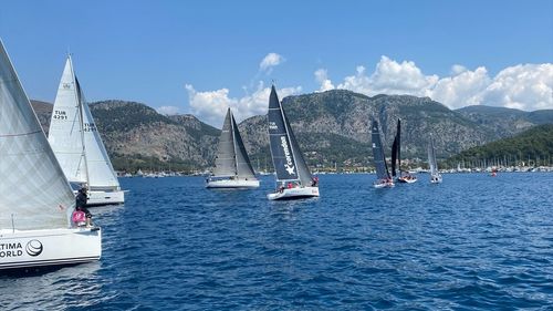 Göcek Kış Trofesi Yat Yarışları'nın 4. Ayağı Fethiye'de Başladı