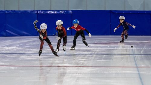 Kars'ta Short Track ANALİG Türkiye Birinciliği Yarışları Tamamlandı